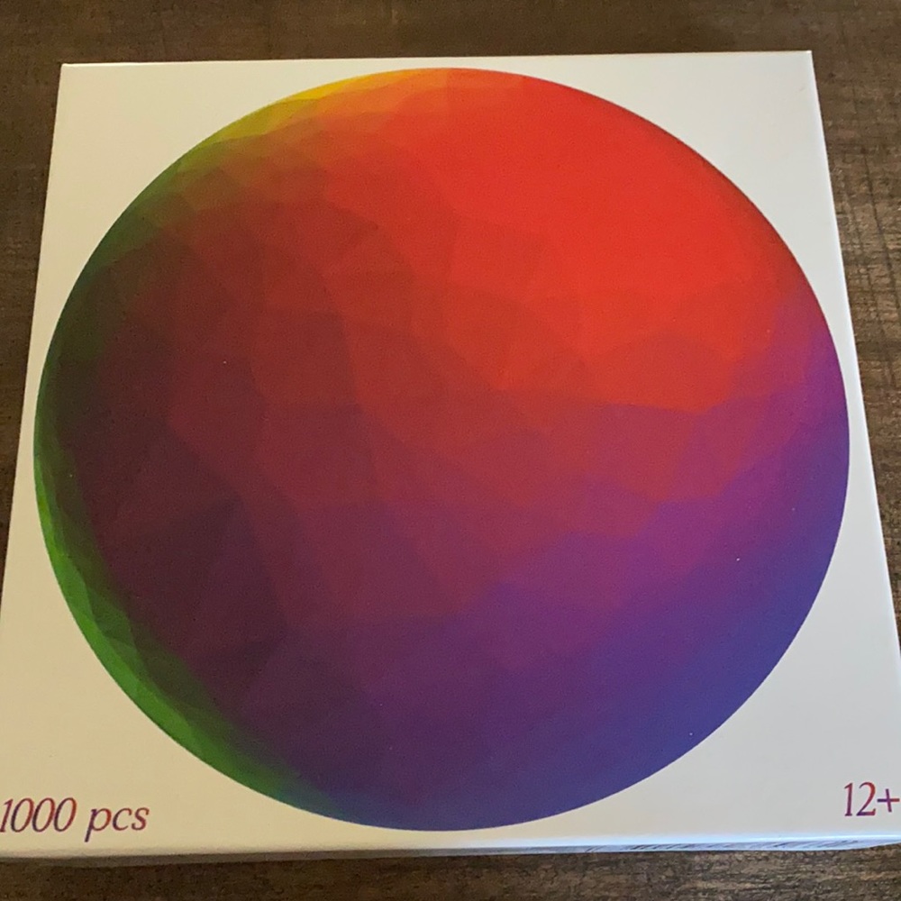 1000 piece rainbow circle puzzle